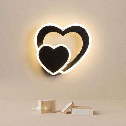 Heart Shaped LED Wall Light -  GleamHeart