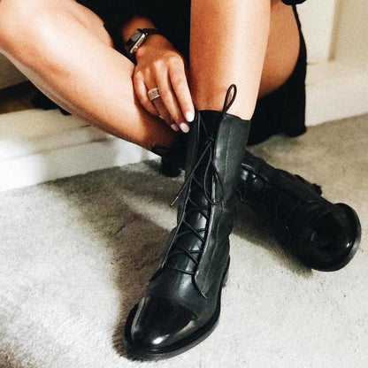 Vintage Dames Enkellaarzen – Marvella