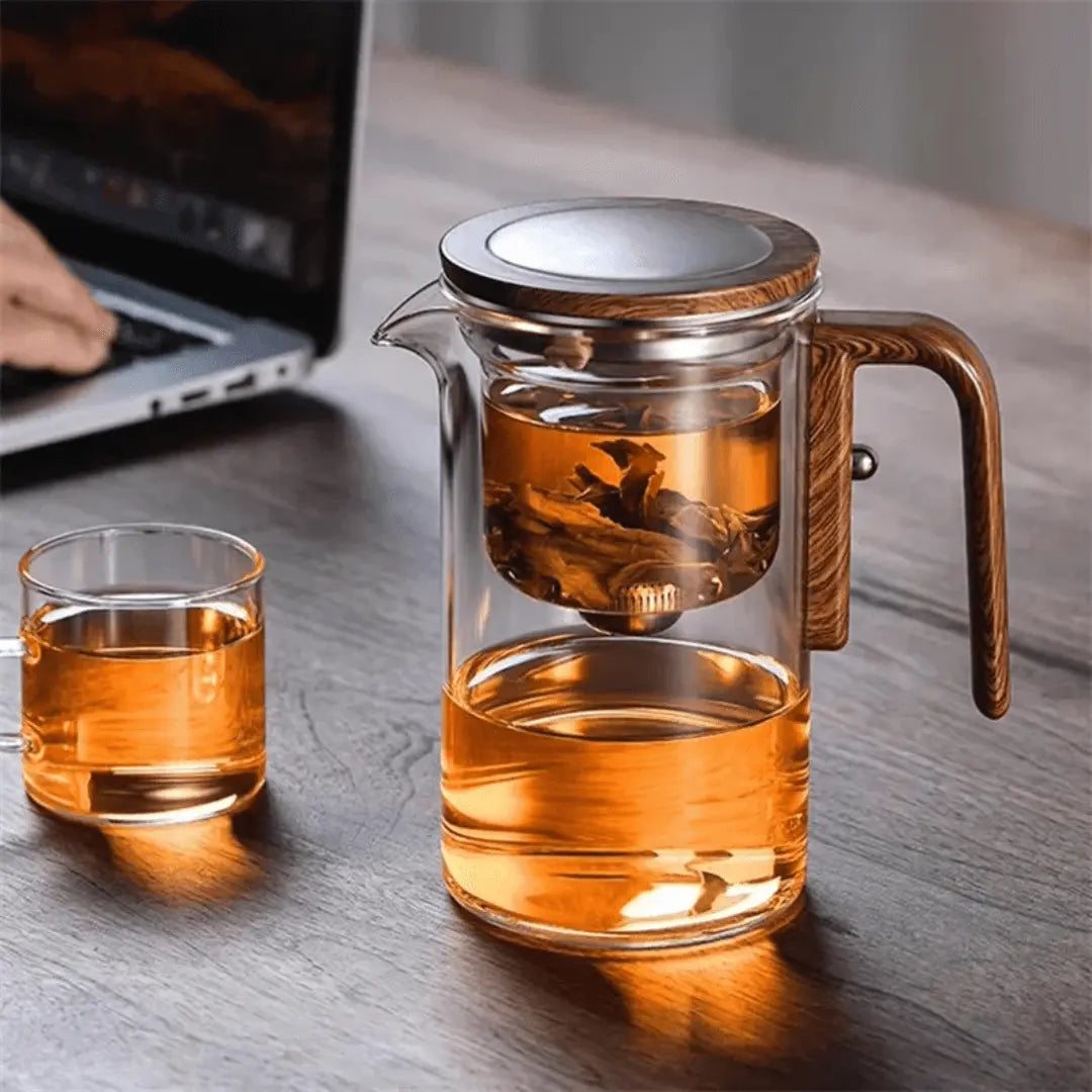 Stijlvolle Transparante Theepot - ClearBrew