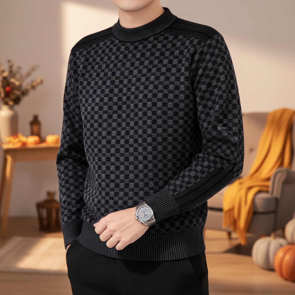 Herren Pullover Mit Rundhalsausschnitt - Andreas