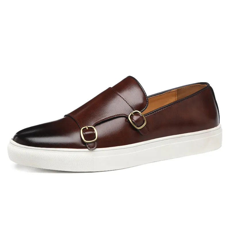 Herrenlederschuh Mit Schnallen - Glenn