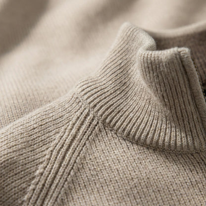 Herrenpullover Mit Halbem Reißverschluss - Mateo