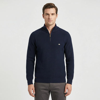 Herrenpullover Mit Halbem Reißverschluss - Mateo