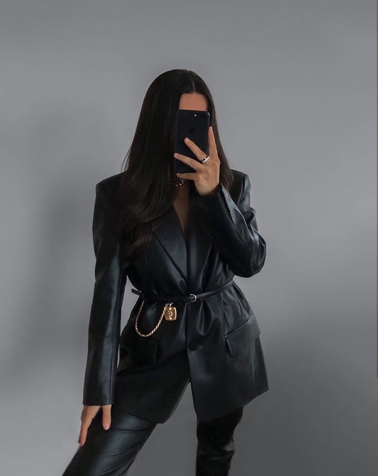 Lange Getailleerde Dames Blazer – Selene