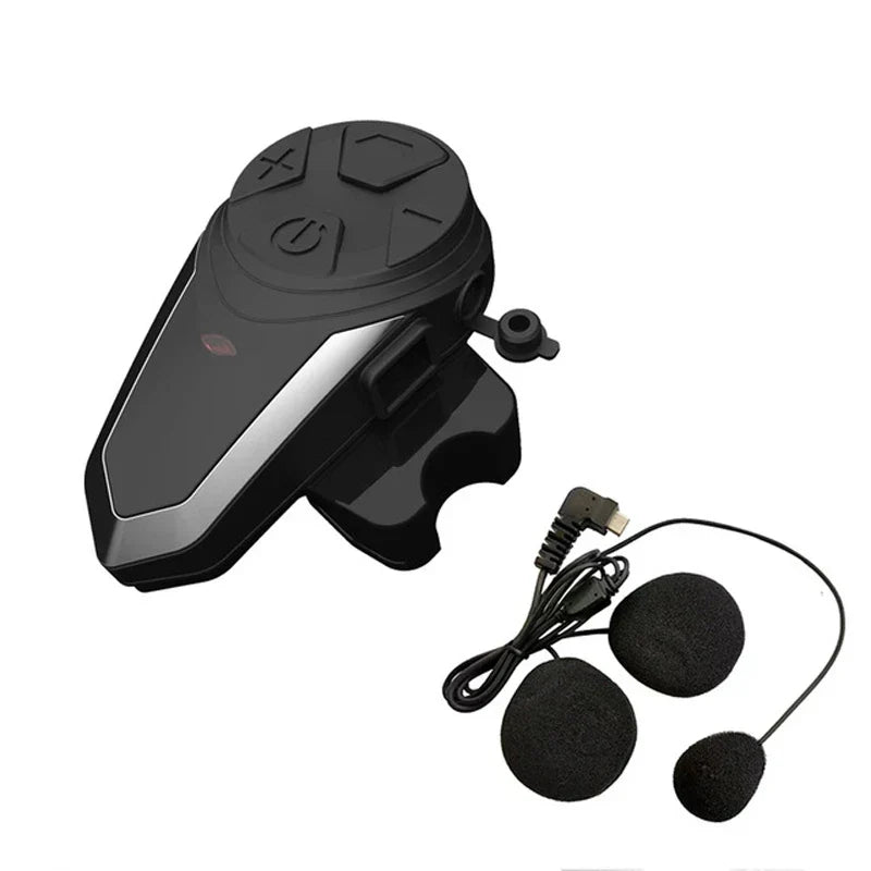 Motorhelm Bluetooth Intercom met FM & 1000m Bereik – RoadLink S3