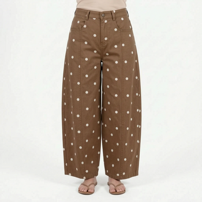 High-Waist Barrel Jeans -  Sonya