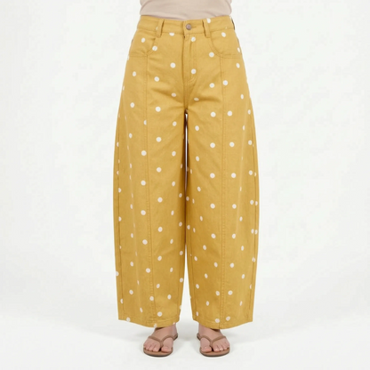 High-Waist Barrel Jeans -  Sonya