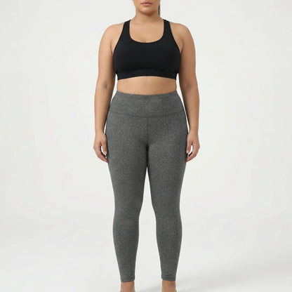 High-Waist Plus Size Athletic Leggings - Paula