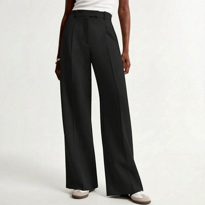 High-Waisted Wide-Leg Trousers - Gail