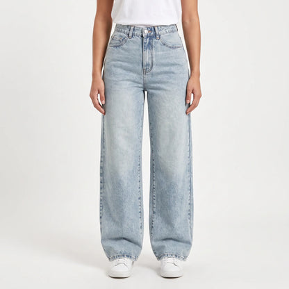 High-Waisted Wijde Dames Jeans -  May