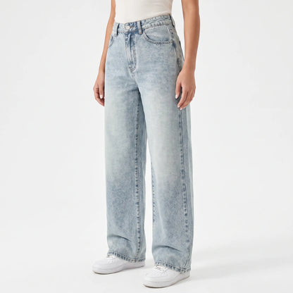 High-Waisted Wijde Dames Jeans -  May