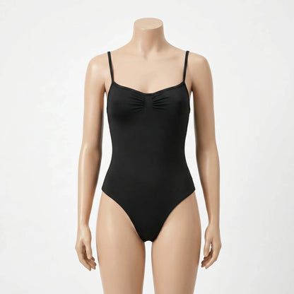 High Cut Sleeveless Bodysuit - Joyce