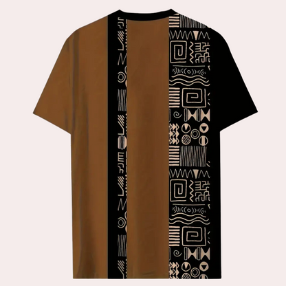Casual T-Shirt met Kleurblokken voor Heren - Milo