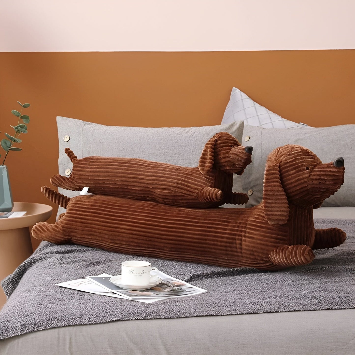 Pluche Ergonomisch Teckelkussen – DaxiRest