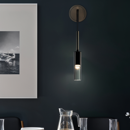 Minimalistische Wandlamp met Rookglas – Orvane