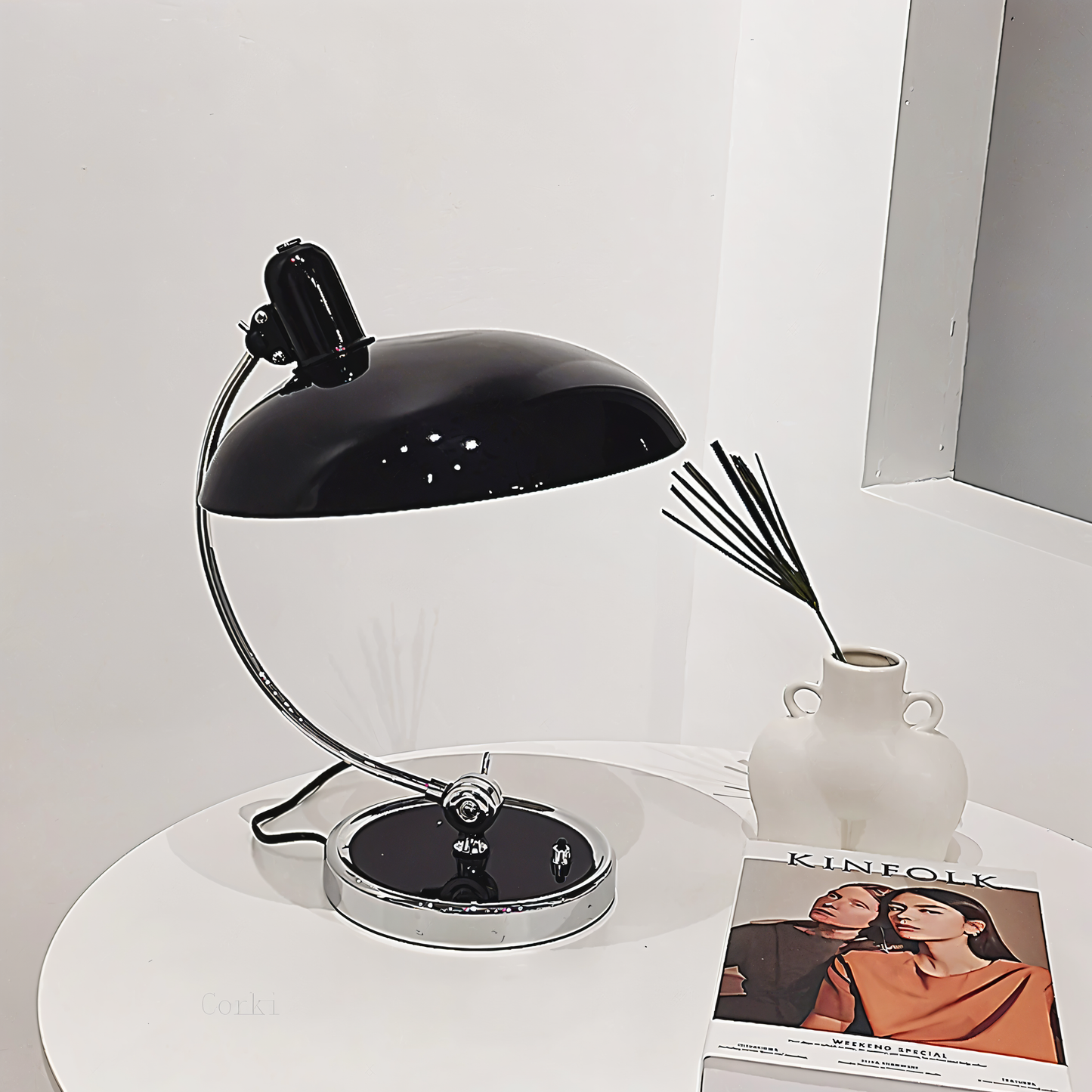 Verstelbare Vintage Bureaulamp van IJzer – Virella