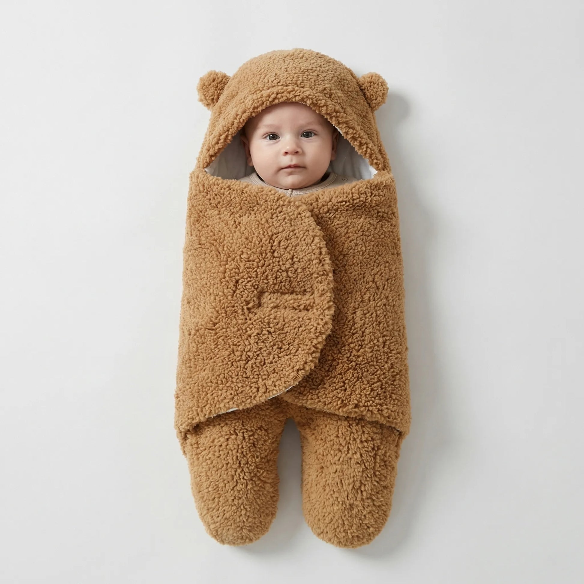 Hooded Newborn Swaddle Wrap Blanket - Sam