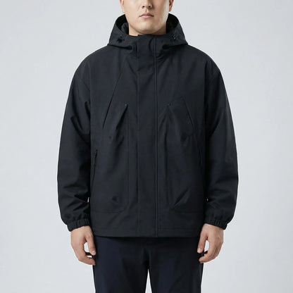 Hooded Oversized Windbreaker Jacket - Adrian