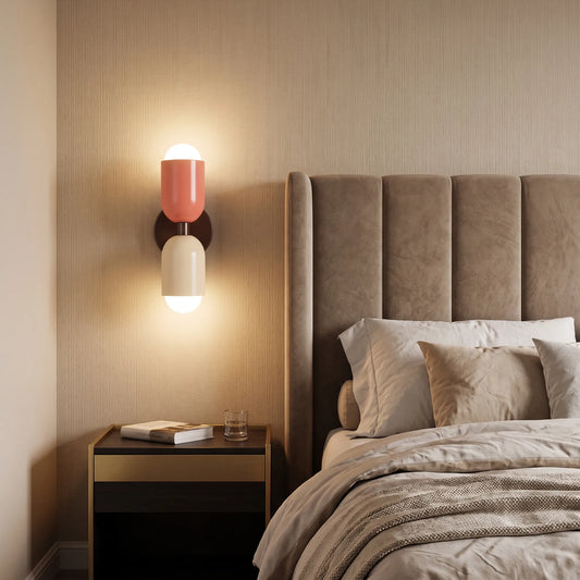 Hotel Chique LED-wandlamp met warmwit licht en metalen afwerking