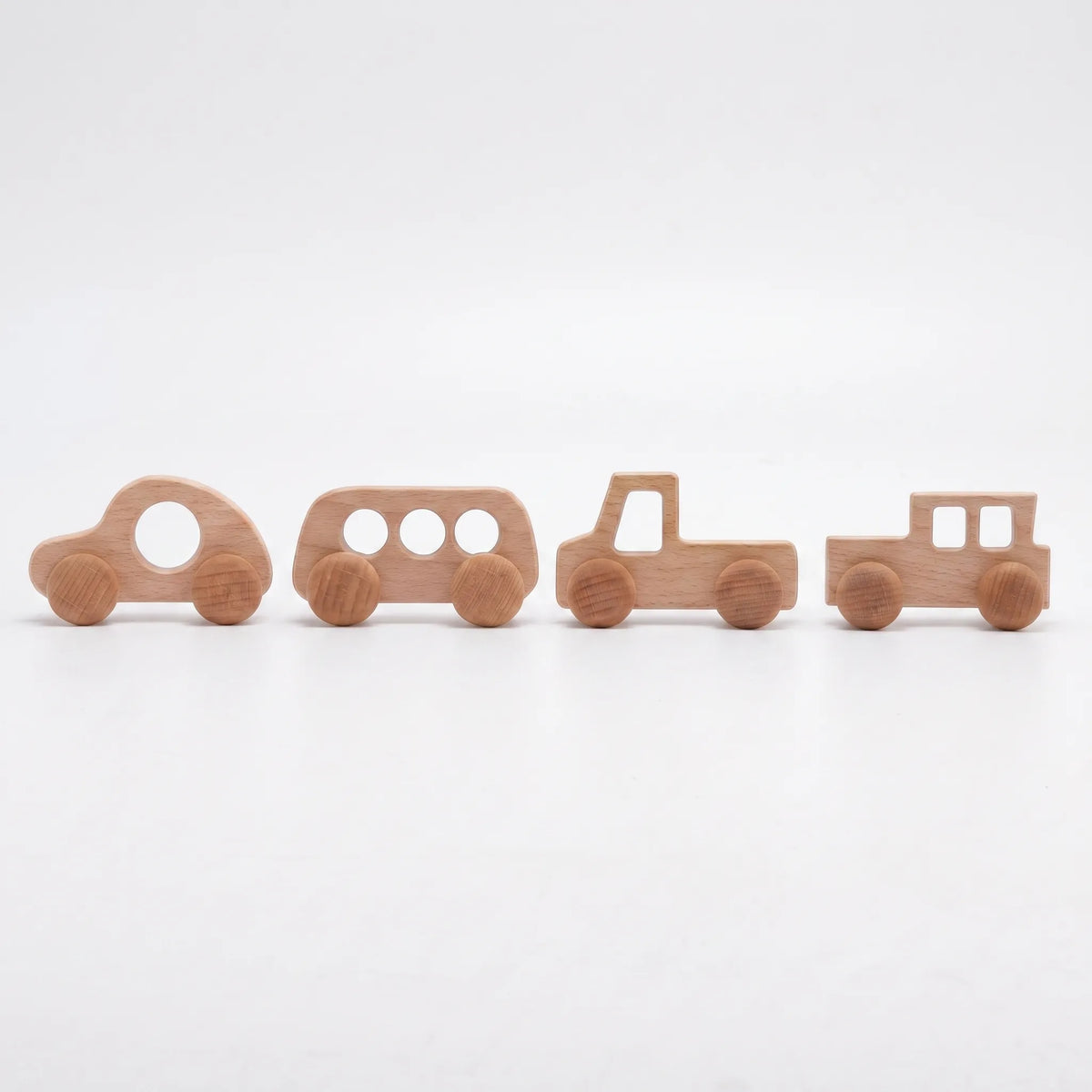 Houten Speelgoedauto Set - RolliRides