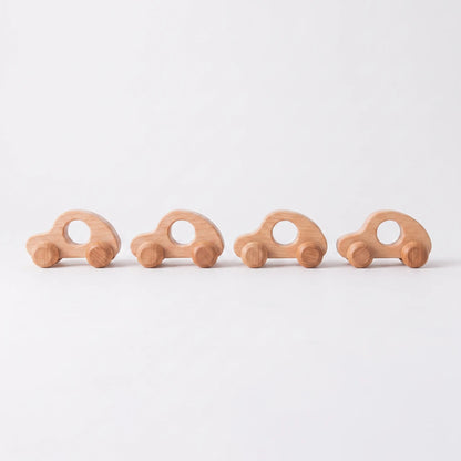 Houten Speelgoedauto Set - RolliRides