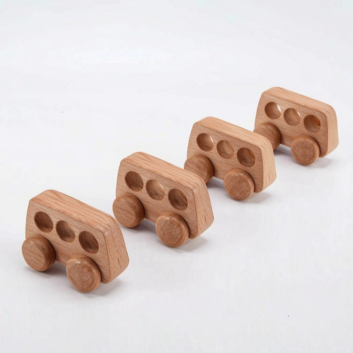 Houten Speelgoedauto Set - RolliRides