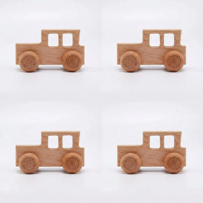 Houten Speelgoedauto Set - RolliRides