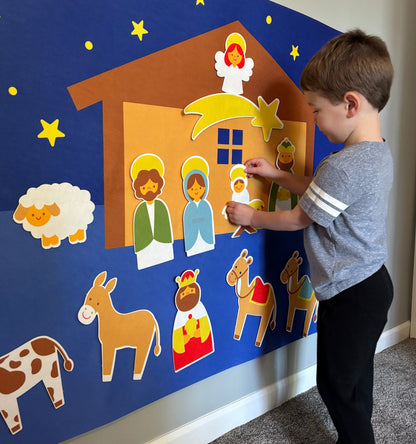 Vilten Kerststal voor Samen Plezier en Traditie - KinderKerst