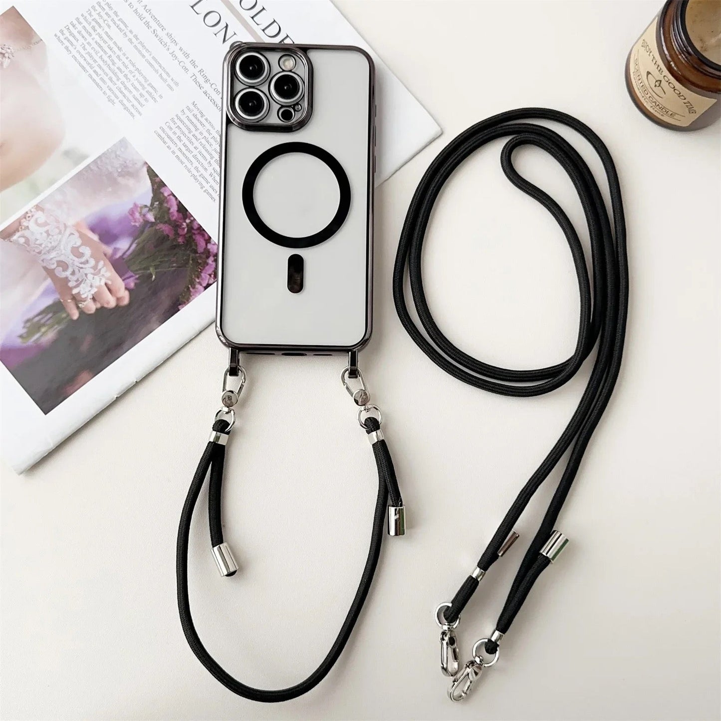 MagSafe Schoudertas voor iPhone met Draagriem – Halo (1+1 GRATIS)
