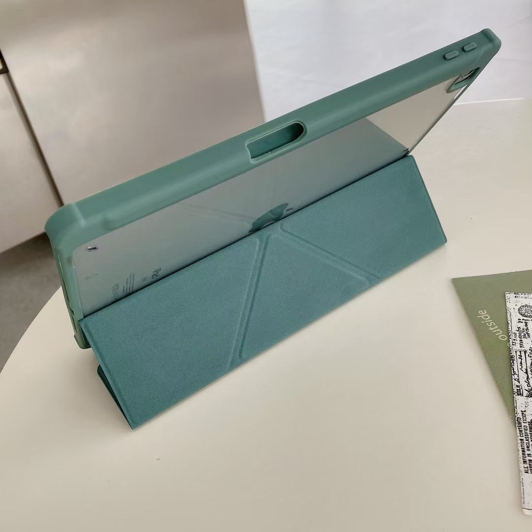 Origami iPad-hoes van siliconen – FlexFold Smart Case