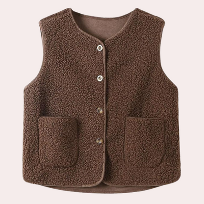 Casual Geknoopte Damesbodywarmer - Noa