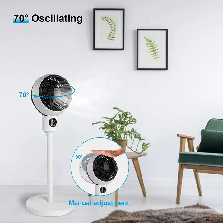 In Hoogte Verstelbare Tafelventilator - Breeziq