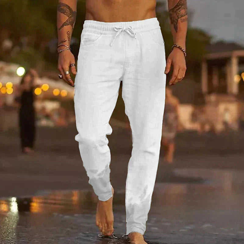 Casual Linnen Broek voor Heren – Luca