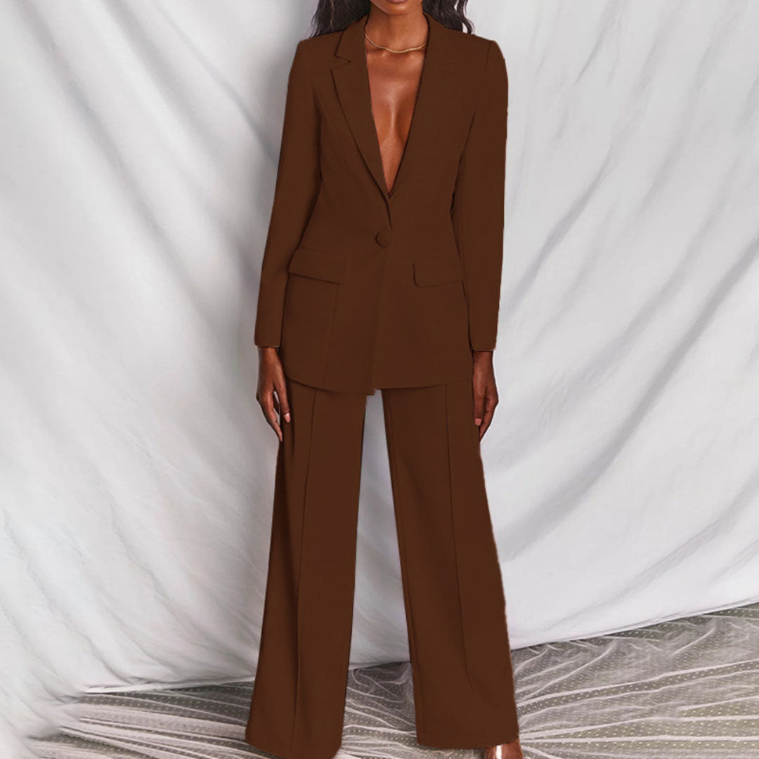 Moshine - 2-Delige Blazer en Broek Set