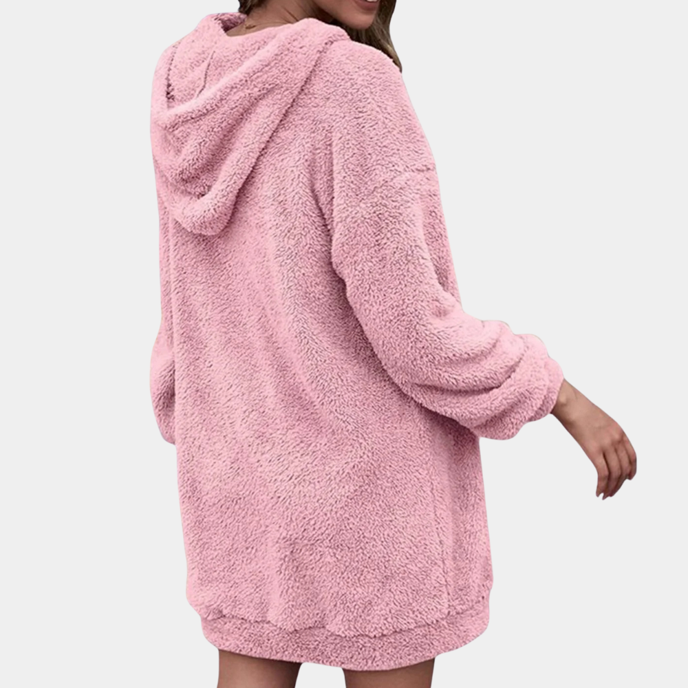 Zachte Warme Wintertrui met Ritssluiting voor Dames - Maëlle