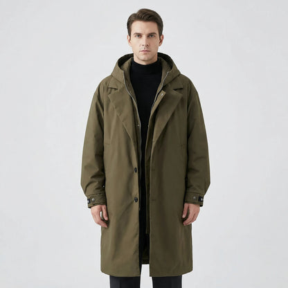 Klassischer Parka-Trenchcoat Für Herren - Armando