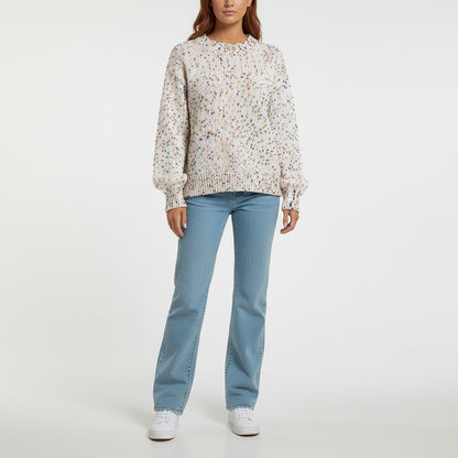 Klassischer Rundhals-Pullover - Martina