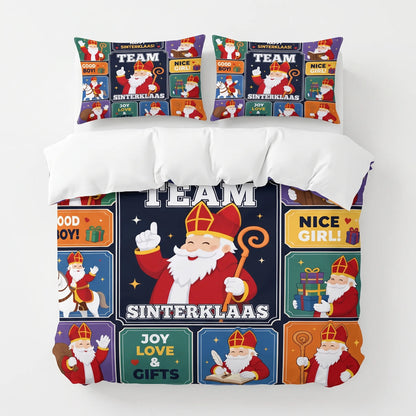 Kleurrijk Beddengoed In Sinterklaasthema - Jollybed