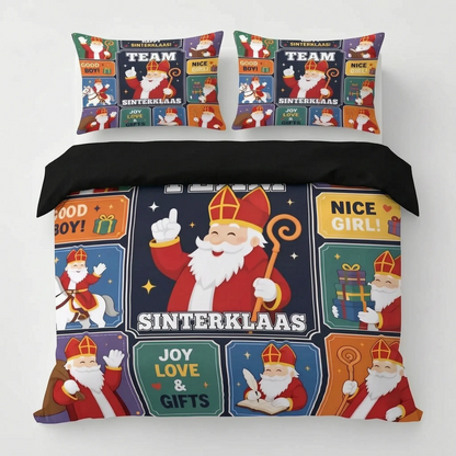 Kleurrijk Beddengoed In Sinterklaasthema - Jollybed