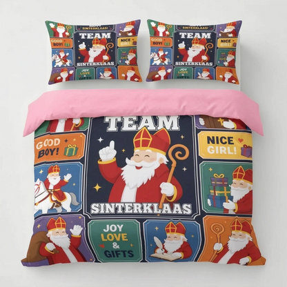 Kleurrijk Beddengoed In Sinterklaasthema - Jollybed