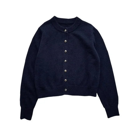 Stijlvol Gebreid Vest met O-hals - Sophie