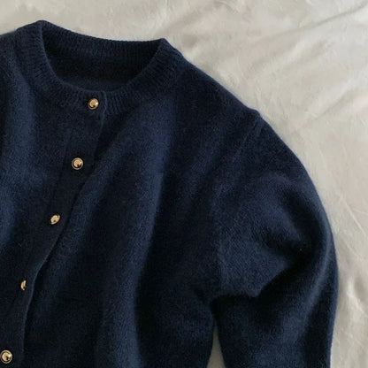 Stijlvol Gebreid Vest met O-hals - Sophie