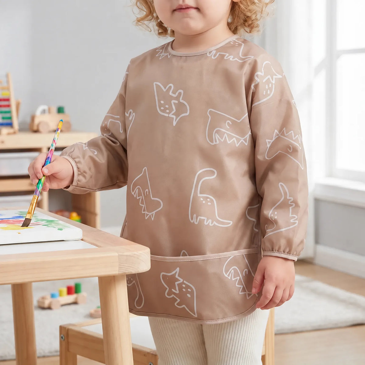 Knutsel Schort Met Mouwen Voor Kinderen - KiddyKatch