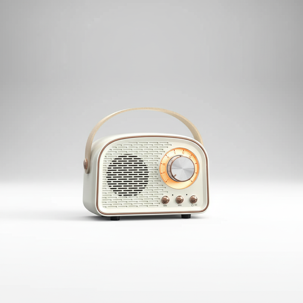 Kompakte Retro Bluetooth Lautsprecher - TuneHaven