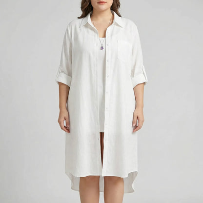 Korean-Inspired Casual Plus Size Top - Sophia