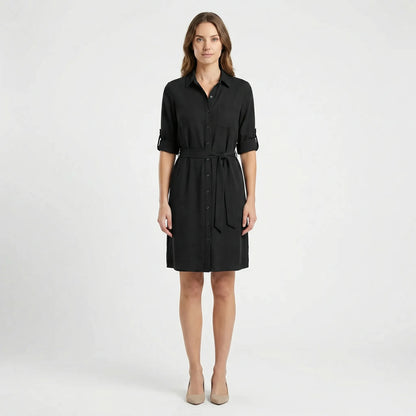 Kragenhemdkleid Mit Taille - Delia