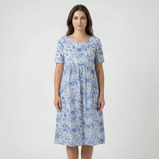 Kurzarm Sommerkleid Mit Taschen - Colleen