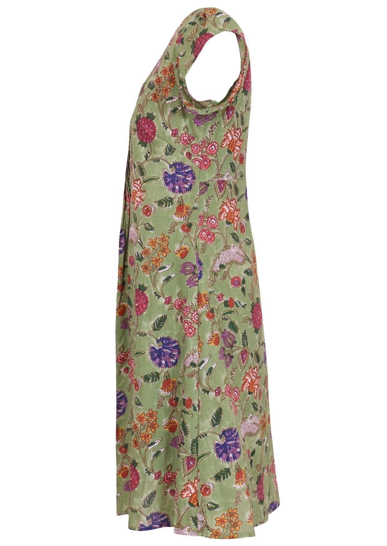 Kurzärmeliges A Linien Kleid - Amina