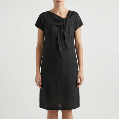 Kurzärmliges Kleid Mit Schleifendetail - Traci