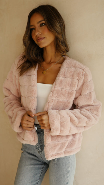 Luxe Dames Crop Jasje - Veloura